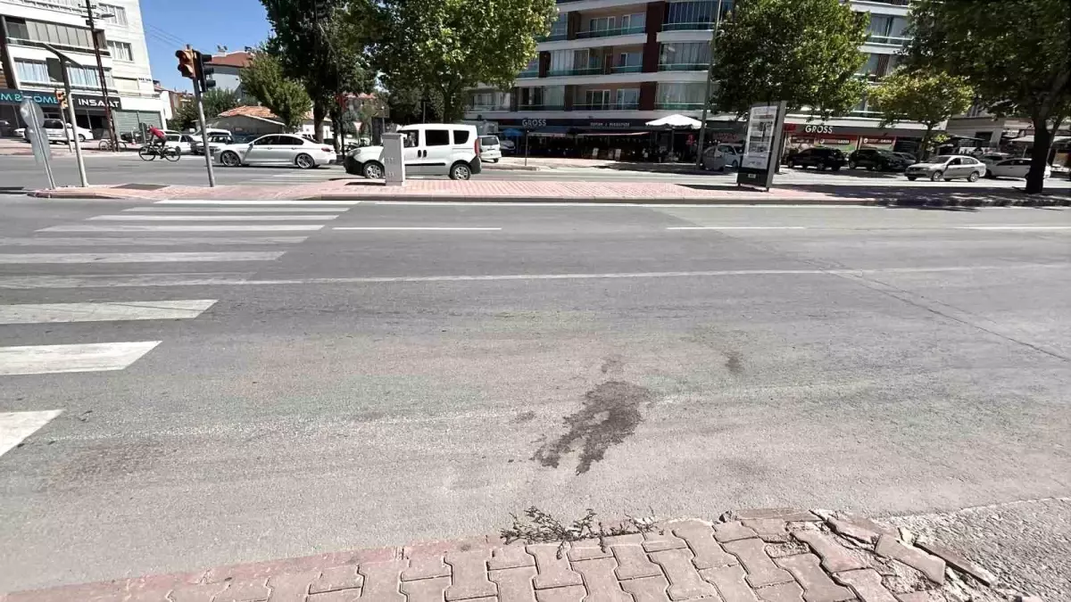 Konya\'da Bisikletliye Trafik Kazası