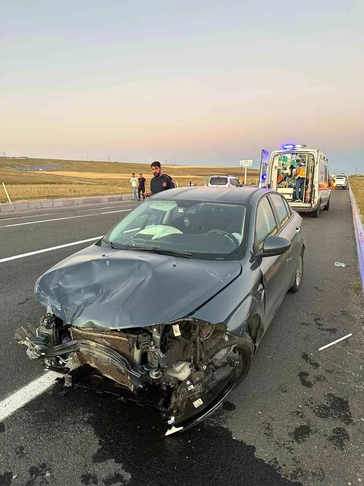 Ağrı\'da Kazada 1 Yaralı