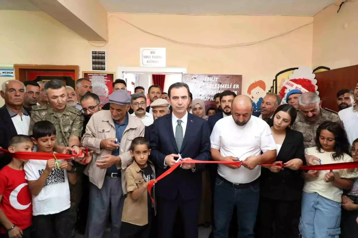 Şehit Mahsun Yeşildemir Anısına Kütüphane Açıldı