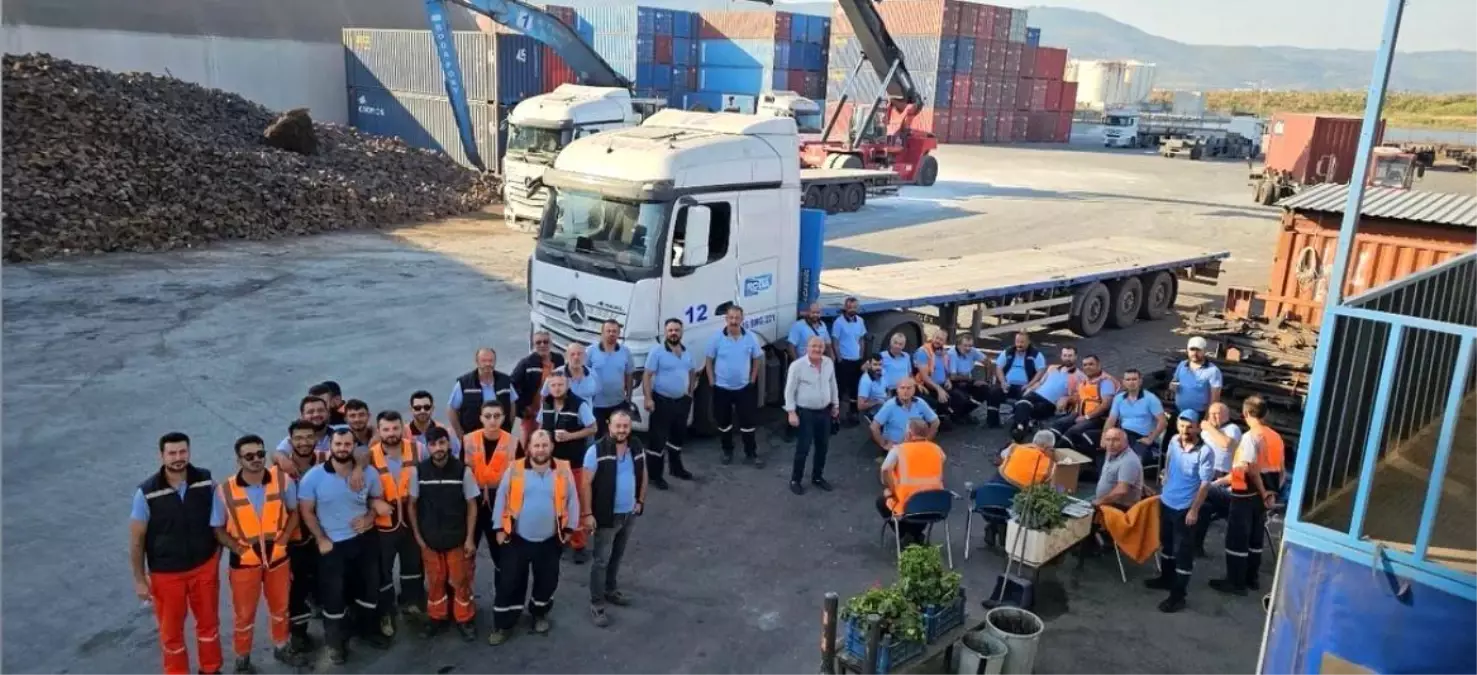 Gemlik Roda Port\'ta İşçiler Eylemde
