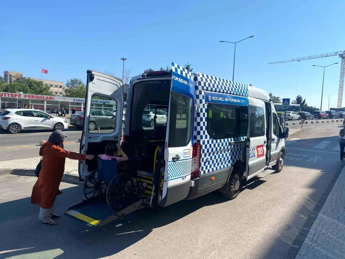 Kocaeli\'nin Engelsiz Taksi Hizmeti 14 Bin 790 Ulaşım Desteği Sağladı