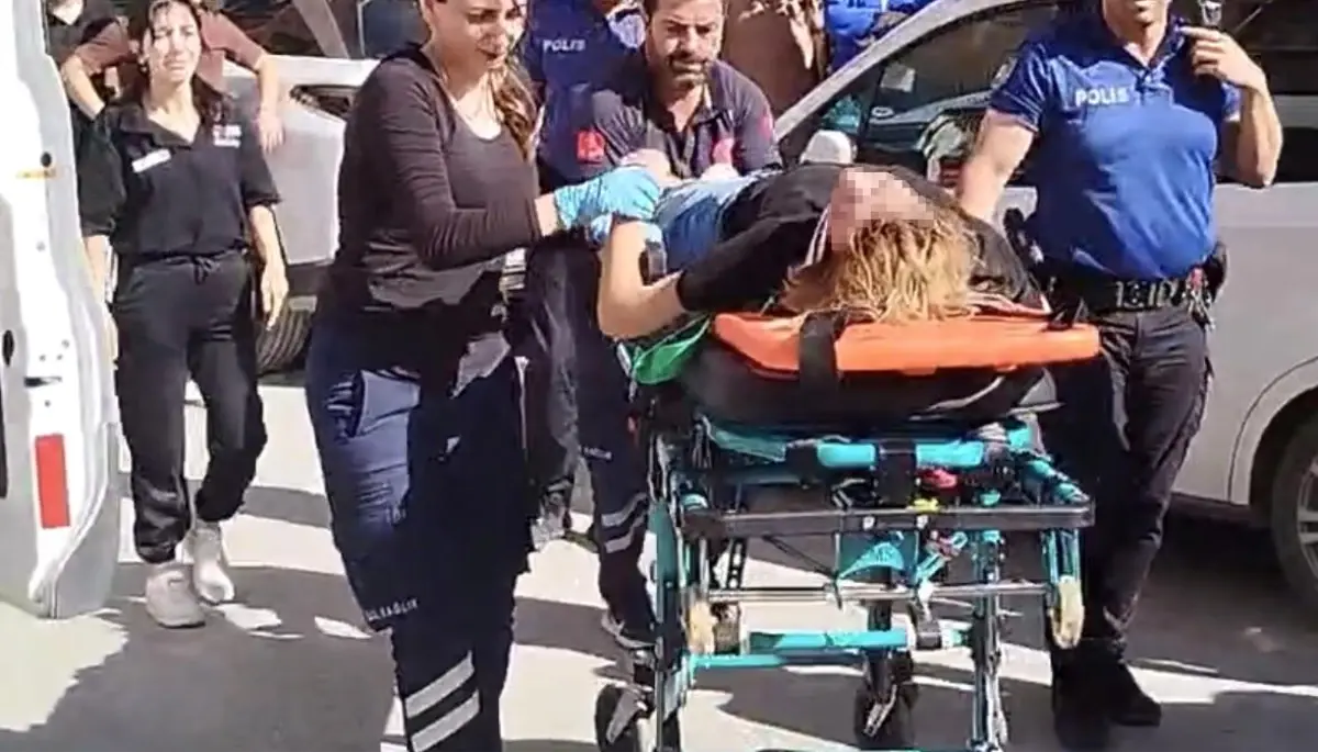 Koşarak kafenin birinci katından atlayan kadın ağır yaralandı