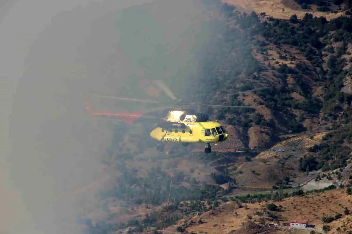 Çorum\'daki Orman Yangını Kontrol Altında