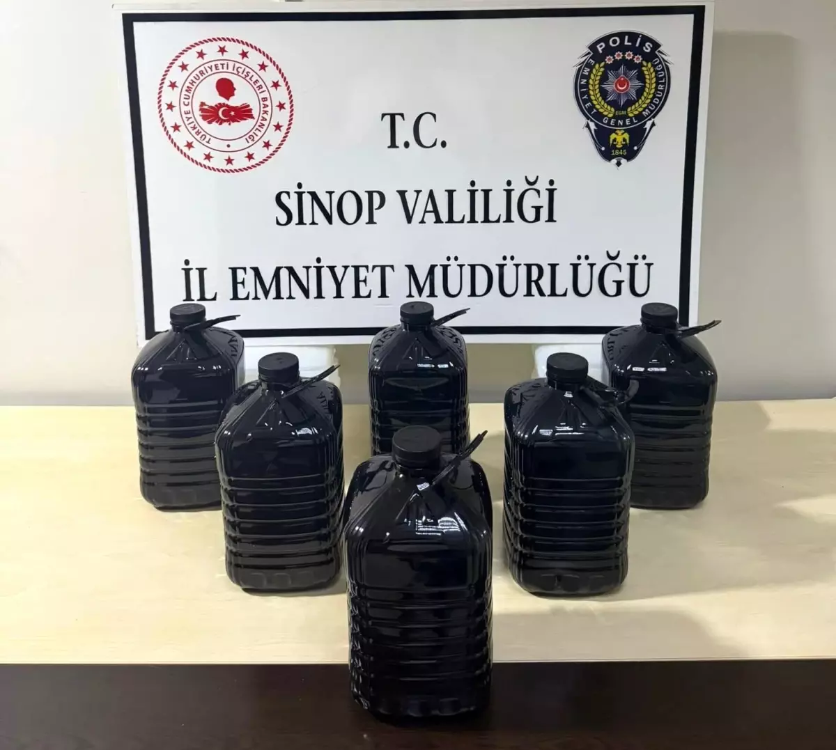 Sinop\'ta 30 Litre Etil Alkol Ele Geçirildi