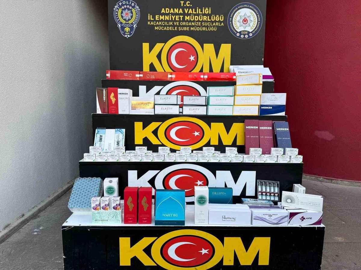 Adana\'da Kaçak İlaç Operasyonu