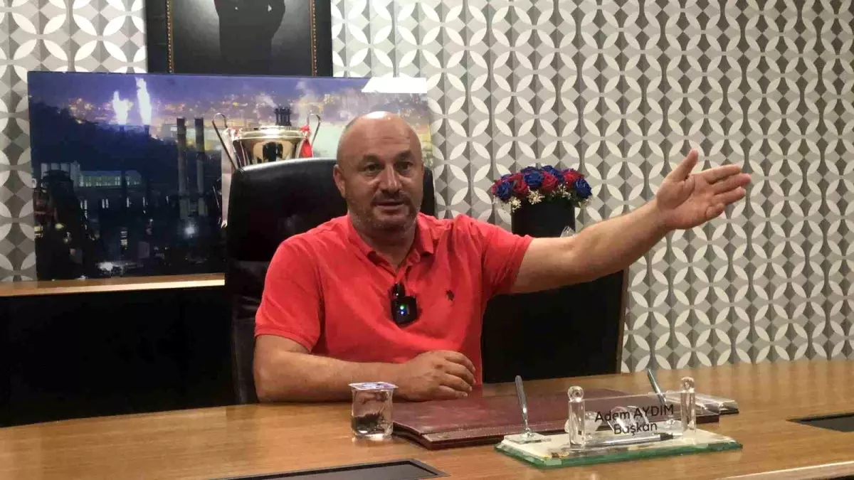 Karabük İdman Yurdu\'nda Başkan Aydım Açıklamalarda Bulundu