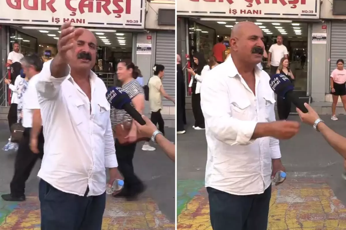 İnşaat işçisinin ekonomi yorumu olay oldu: Türkiye\'de açım diyen yalan söylüyor