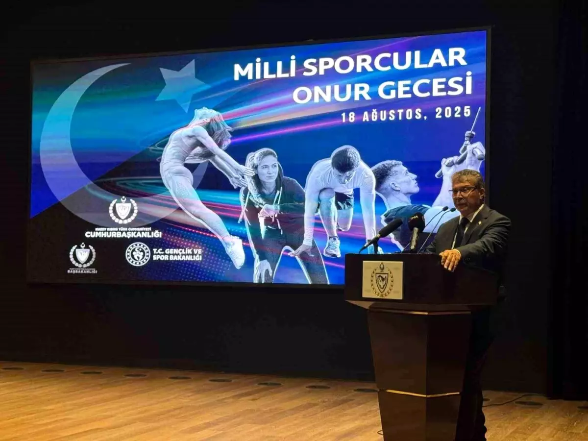 KKTC\'de "Milli Sporcular Onur Gecesi" düzenlendi