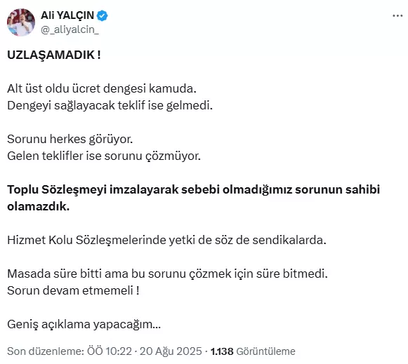 Anlaşma sağlanamadı! Memurlar zam teklifini hakeme götürüyor