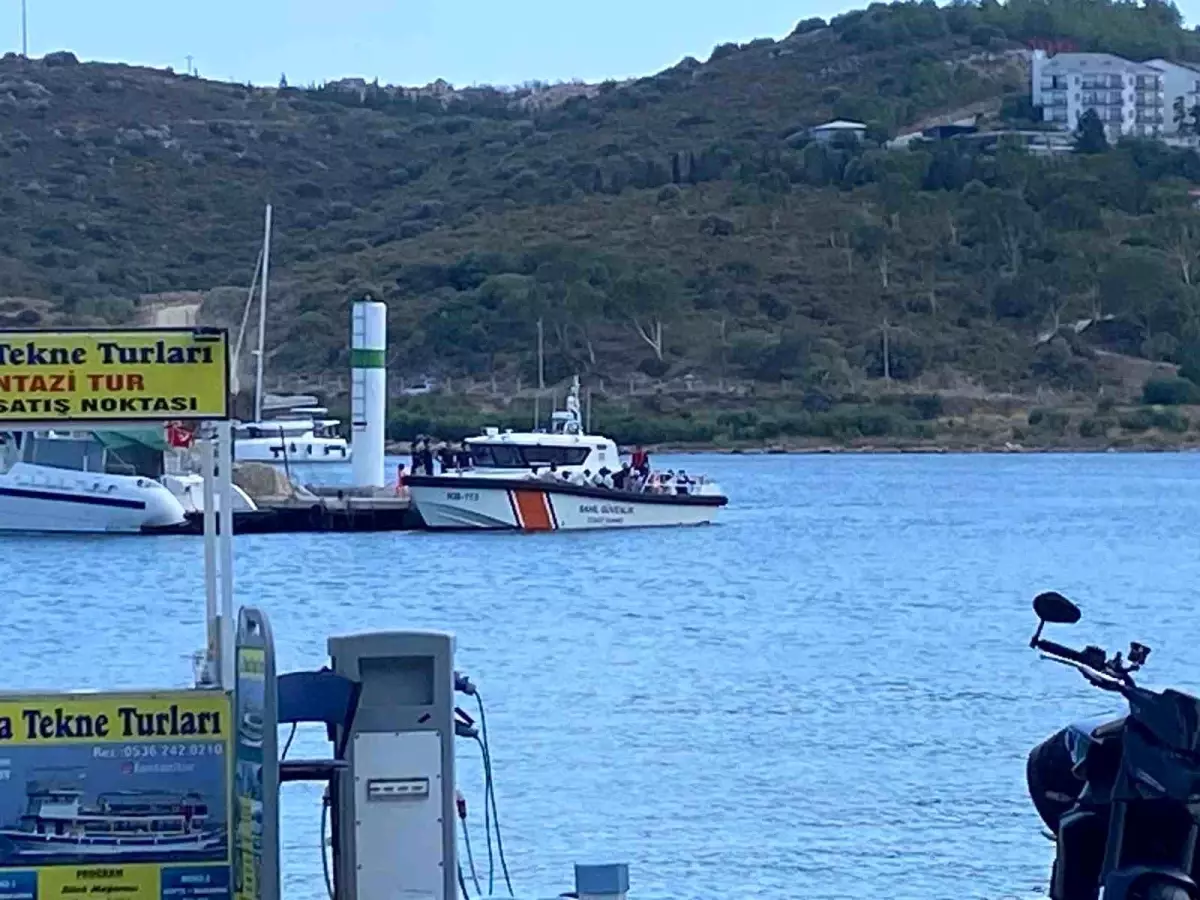 Datça\'da Düzensiz Göçmen Operasyonu