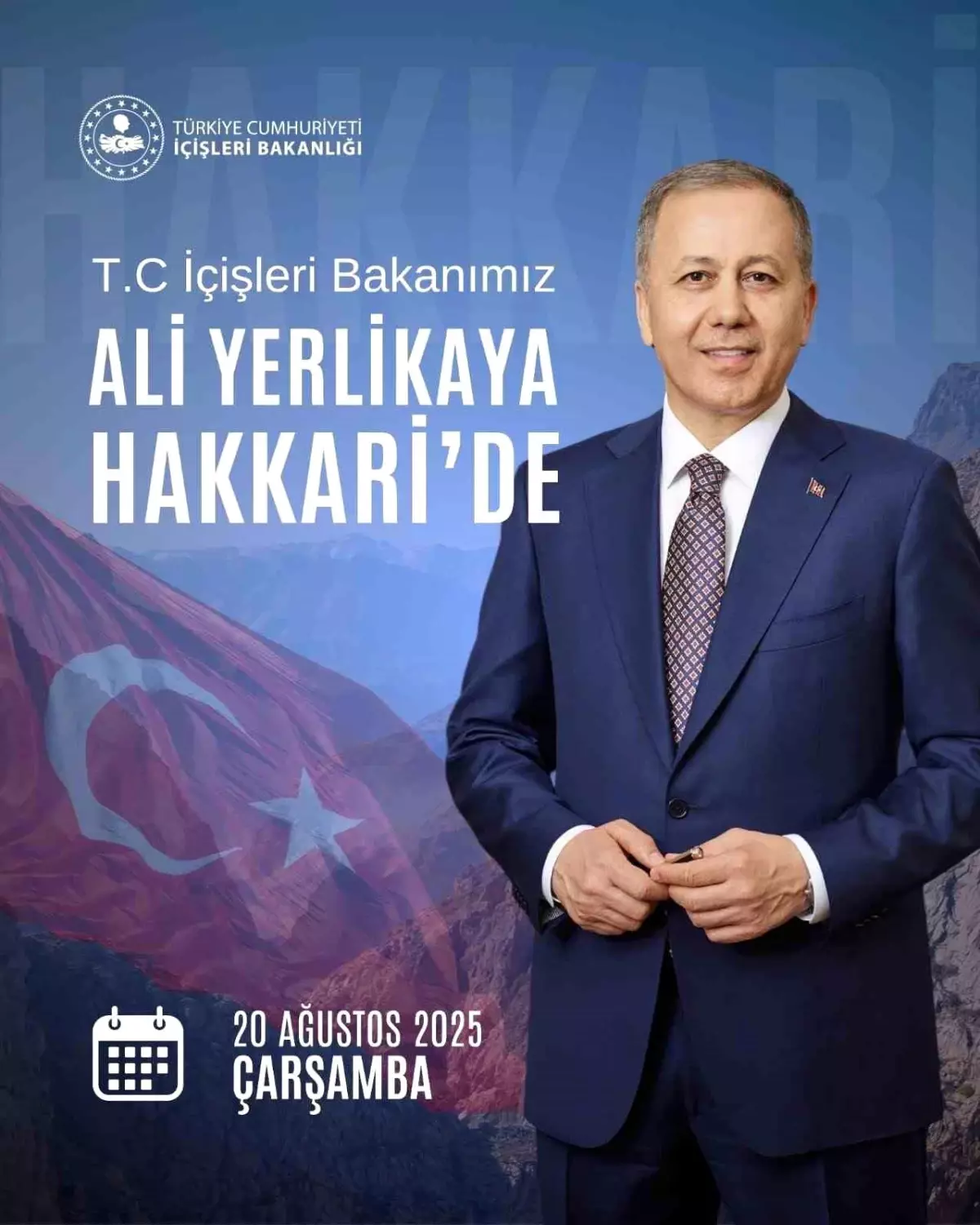 İçişleri Bakanı Ali Yerlikaya Hakkari\'de