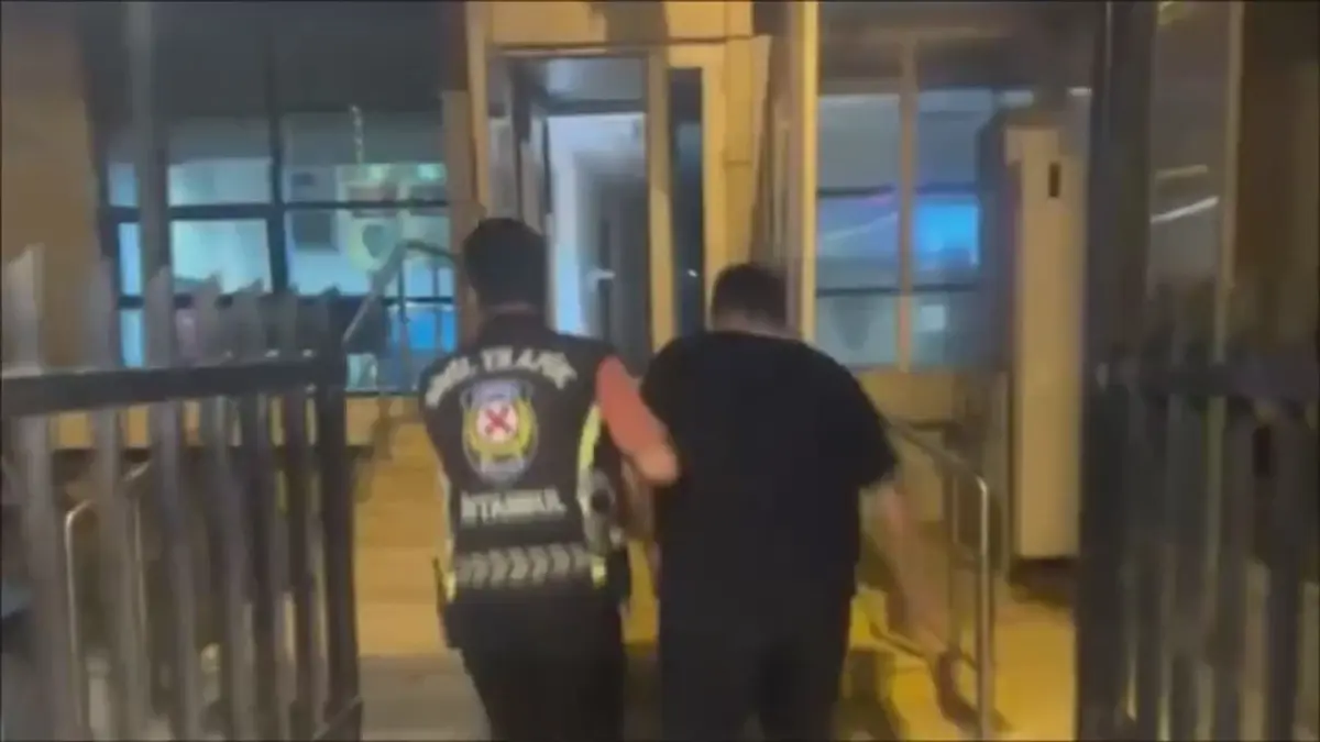 Taksici Drift Yaptı, Gözaltına Alındı