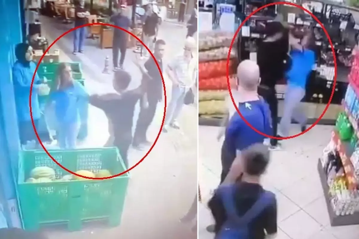 Eski sevgilisini çalıştığı markette darbedip, müşteriyi bıçakladı