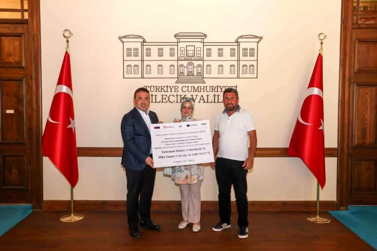 Bilecik\'te Tarım Yatırımlarına Hibe Desteği