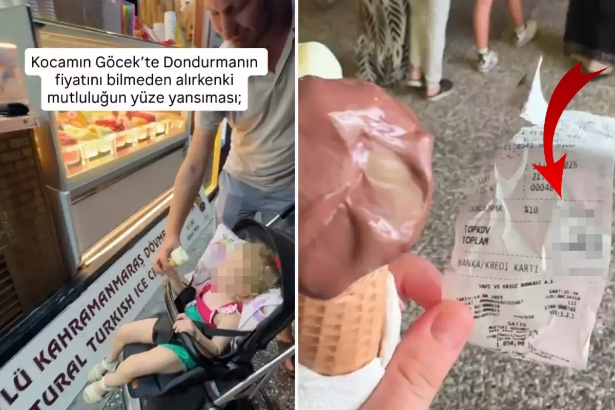Dondurmaya ödediği para öyle böyle değil