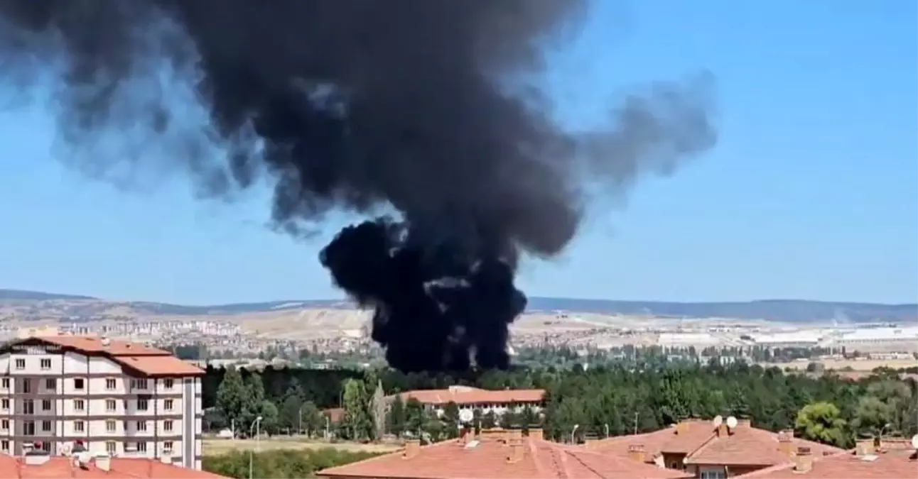 Kütahya\'da Yemekhane Yangını