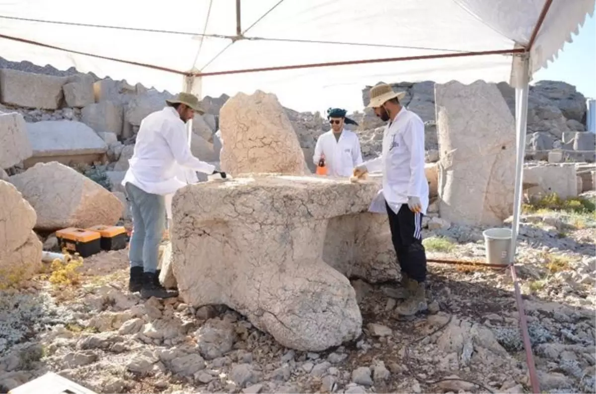 Nemrut Dağı\'ndaki Eserler Yeniden Güçlendiriliyor