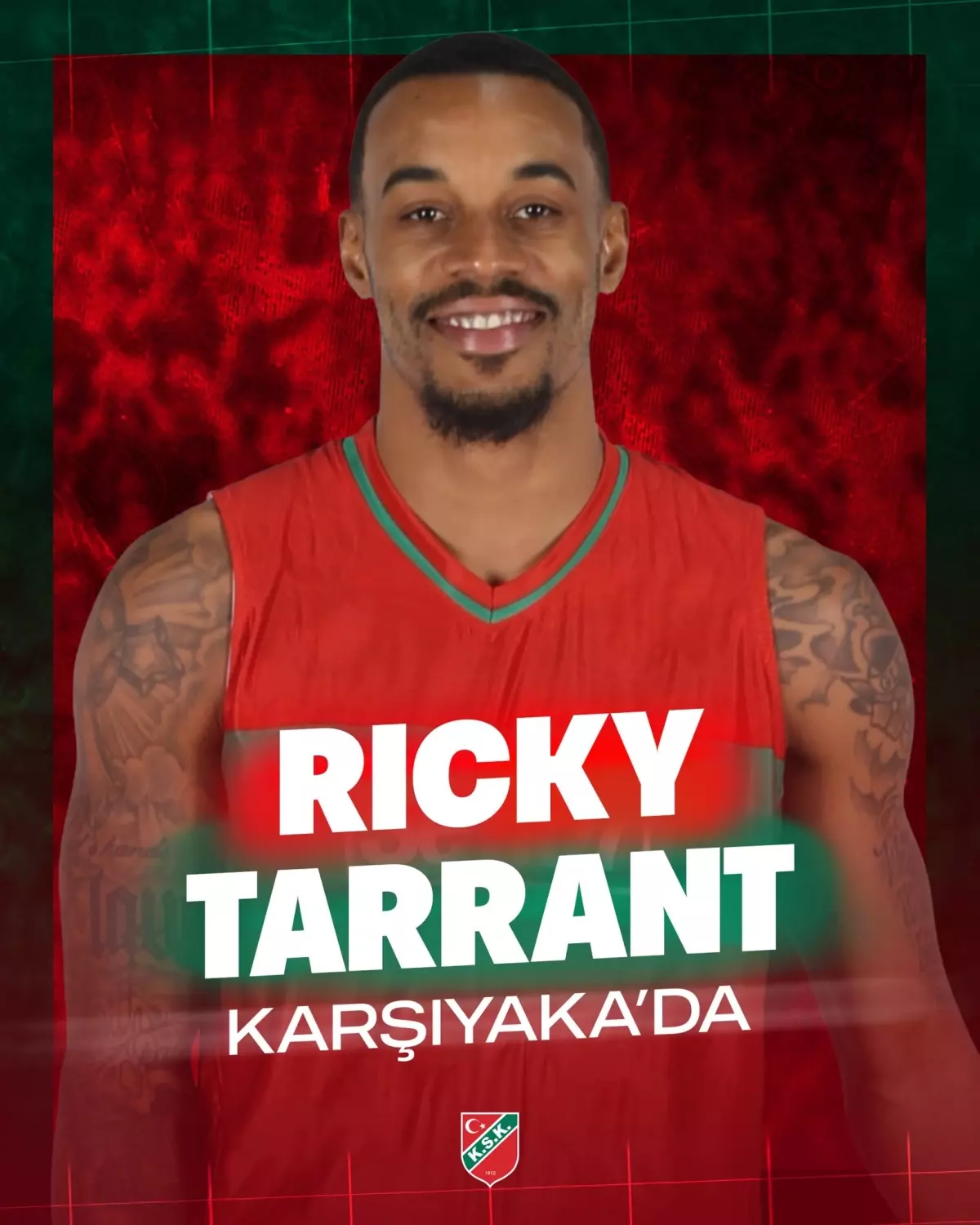 Karşıyaka, Ricky Tarrant ile Anlaştı