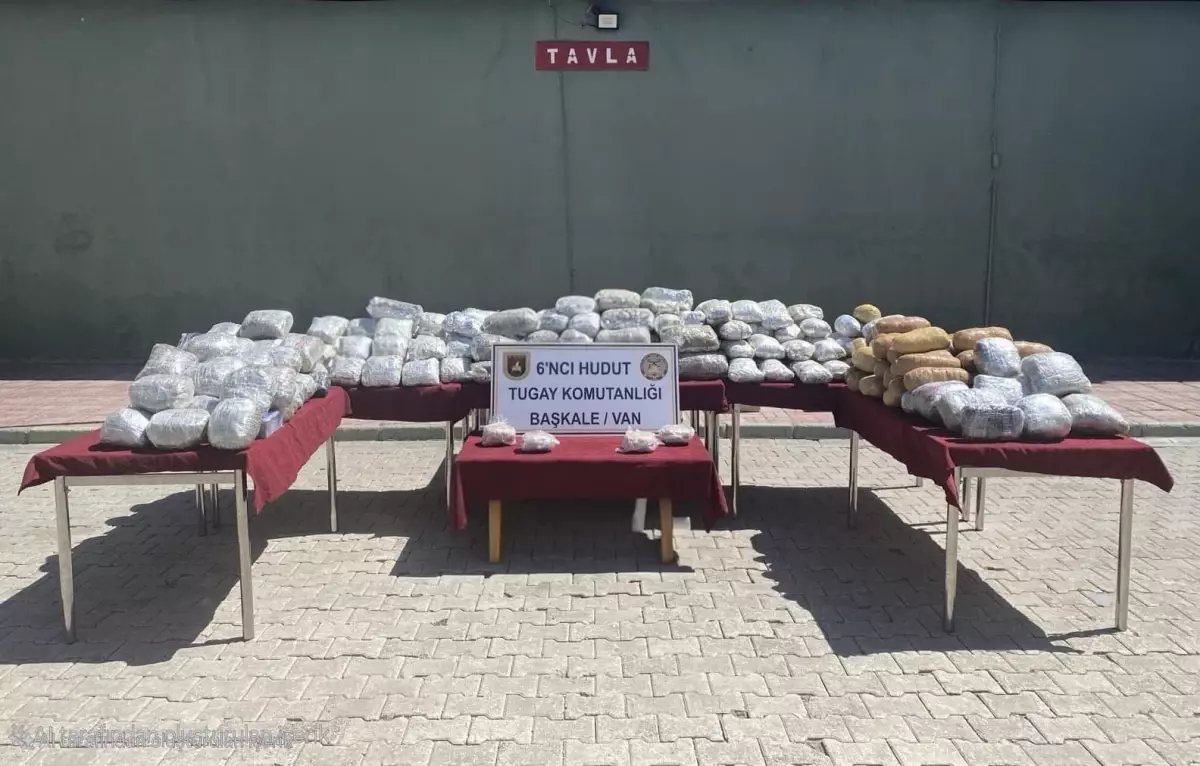 Van\'da 165 Kilo Uyuşturucu Ele Ge geçirildi