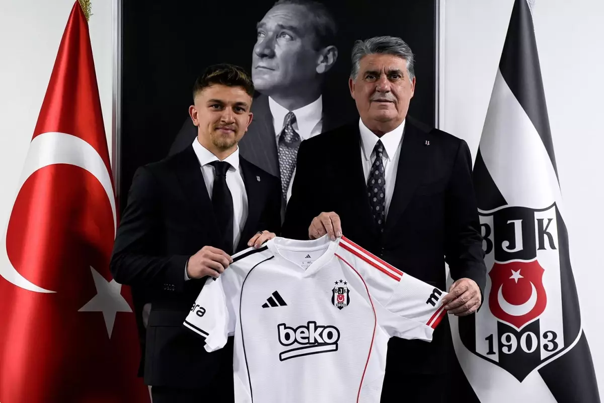 Beşiktaş, Rıdvan Yılmaz\'la 3+1 yıllık sözleşme imzaladı