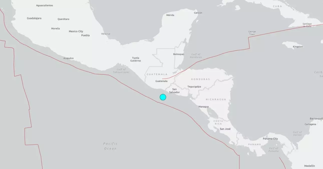 El Salvador\'da 6 Büyüklüğünde Deprem
