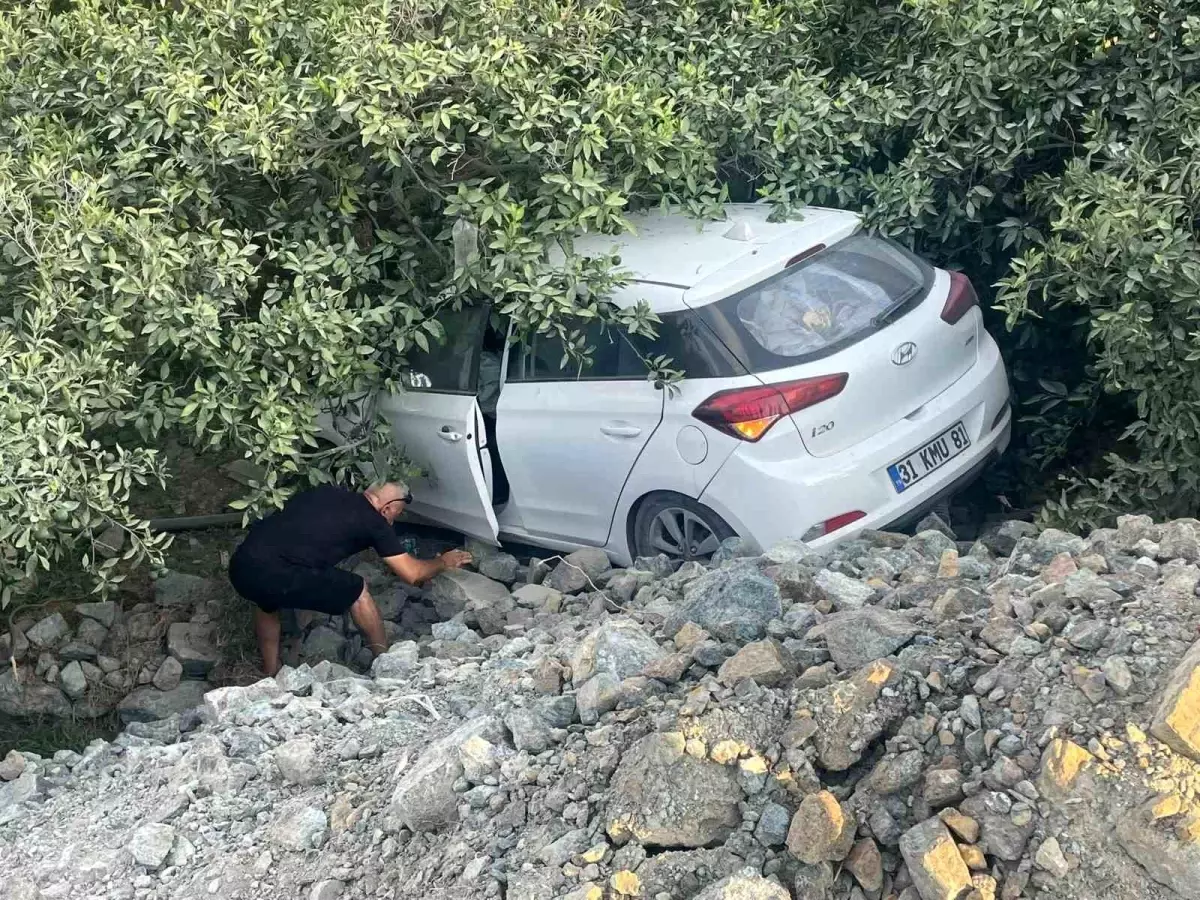 Hatay\'da Uçan Otomobil Kazası