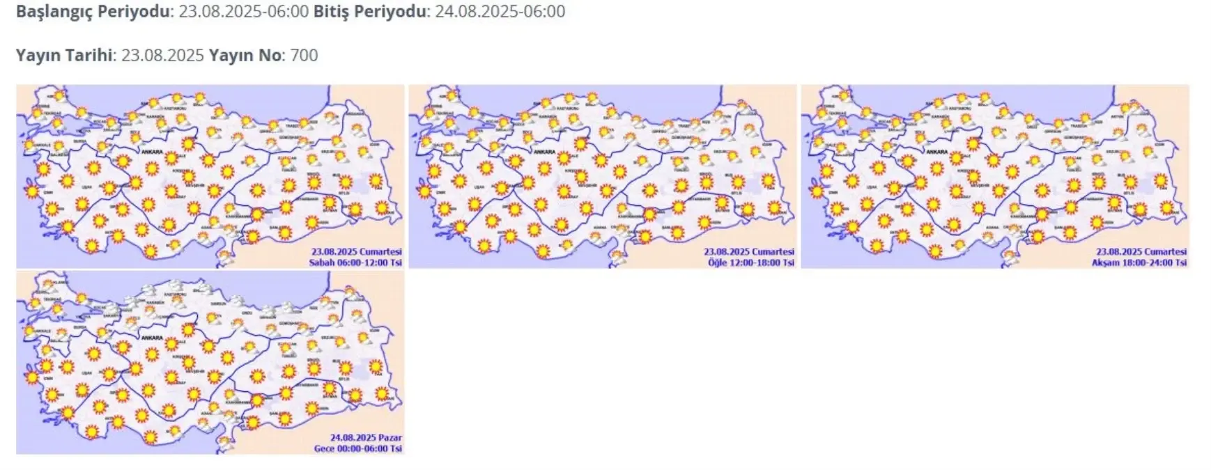 Yüksek Sıcaklık ve Açık Hava