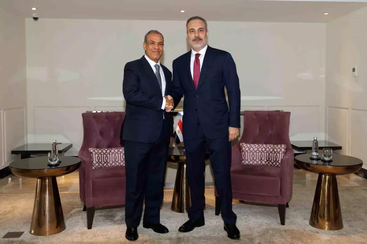Hakan Fidan Cidde\'de Mısır Dışişleri Bakanı ile Görüştü