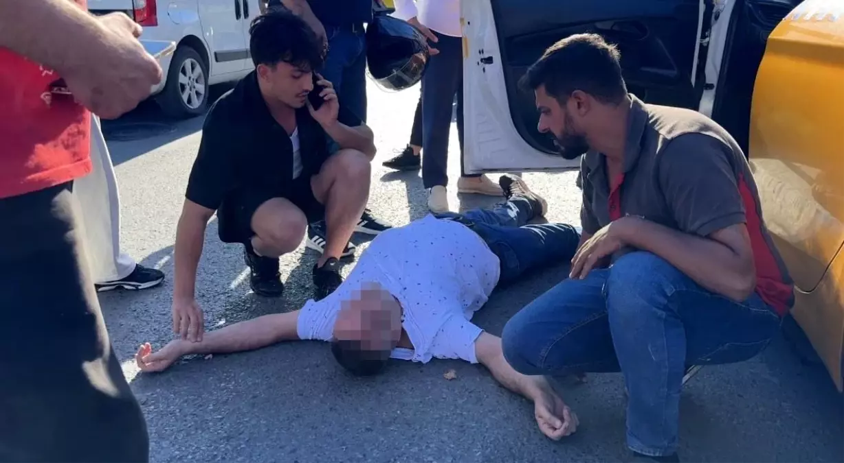 Beyoğlu\'nda Taksici Fenalaştı