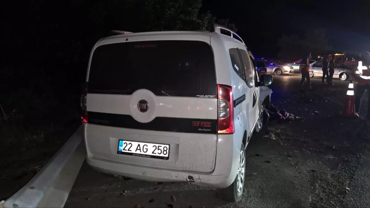Edirne\'de Trafik Kazası: 5 Yaralı