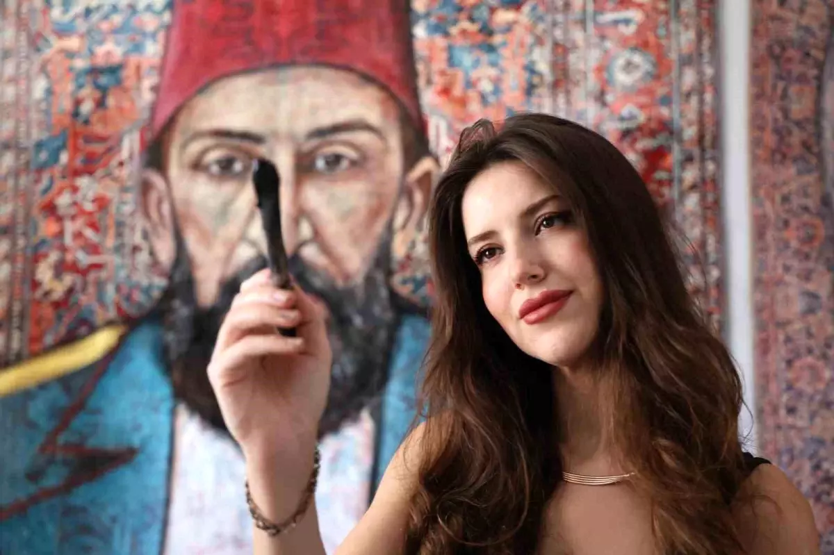 Elazığlı Mühendis, Halı Üzerinde Portrelerle Yükseliyor