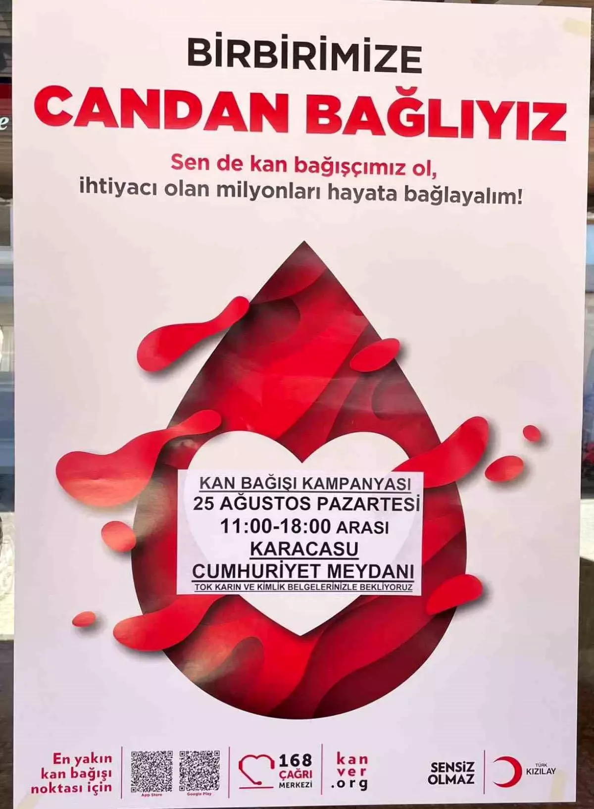Karacasu\'da Kan Bağışı Kampanyası