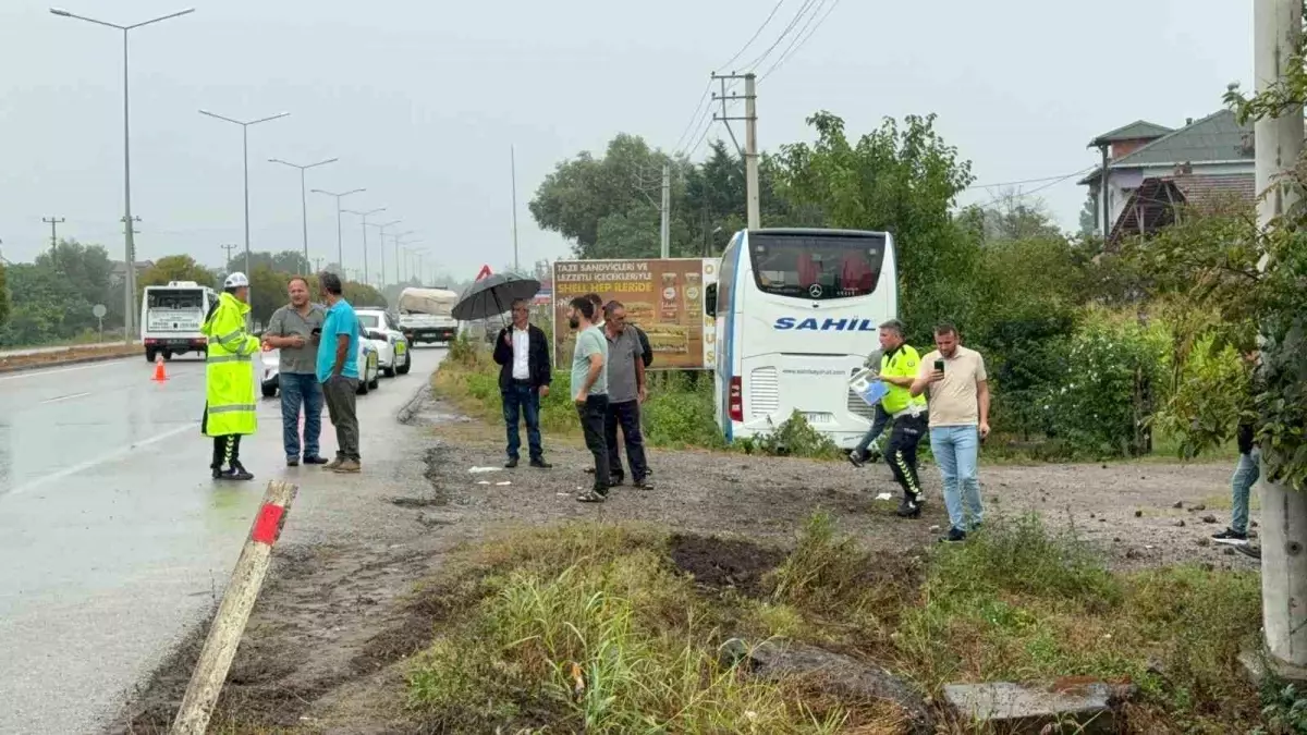 Samsun\'da Otobüs Kazası: 1 Ölü, 1 Yaralı