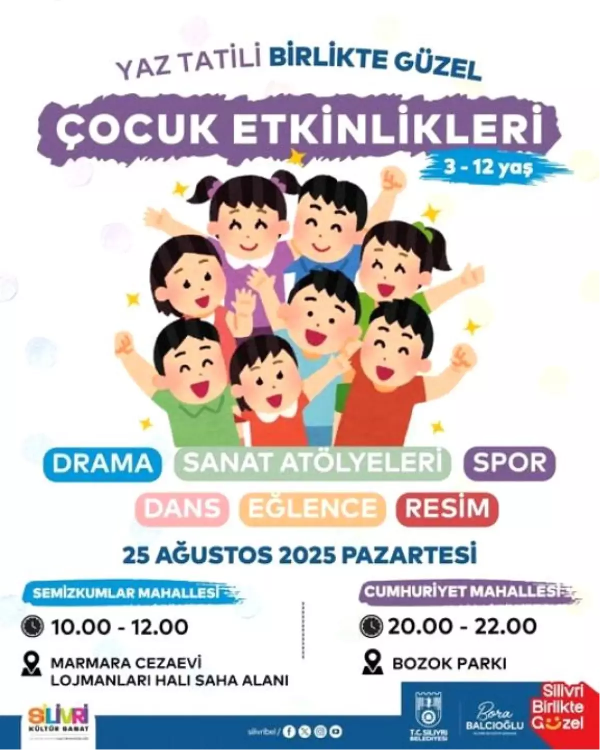 Silivri Belediyesi\'nden Çocuklara Yaz Etkinlikleri