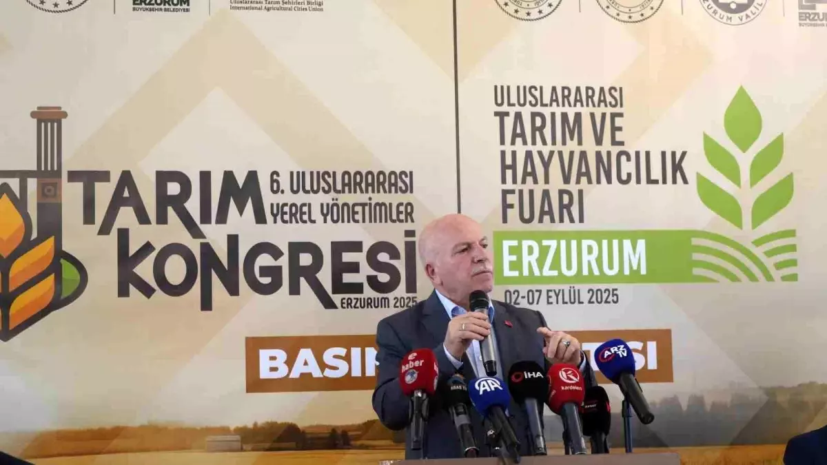 Erzurum\'da Uluslararası Tarım Fuarı Başlıyor
