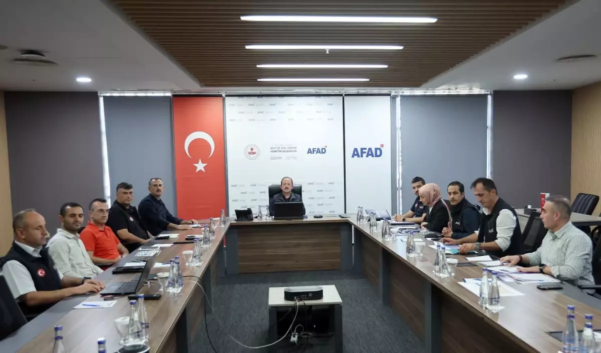 AFAD Deprem Koordinasyon Toplantısı Gerçekleştirildi