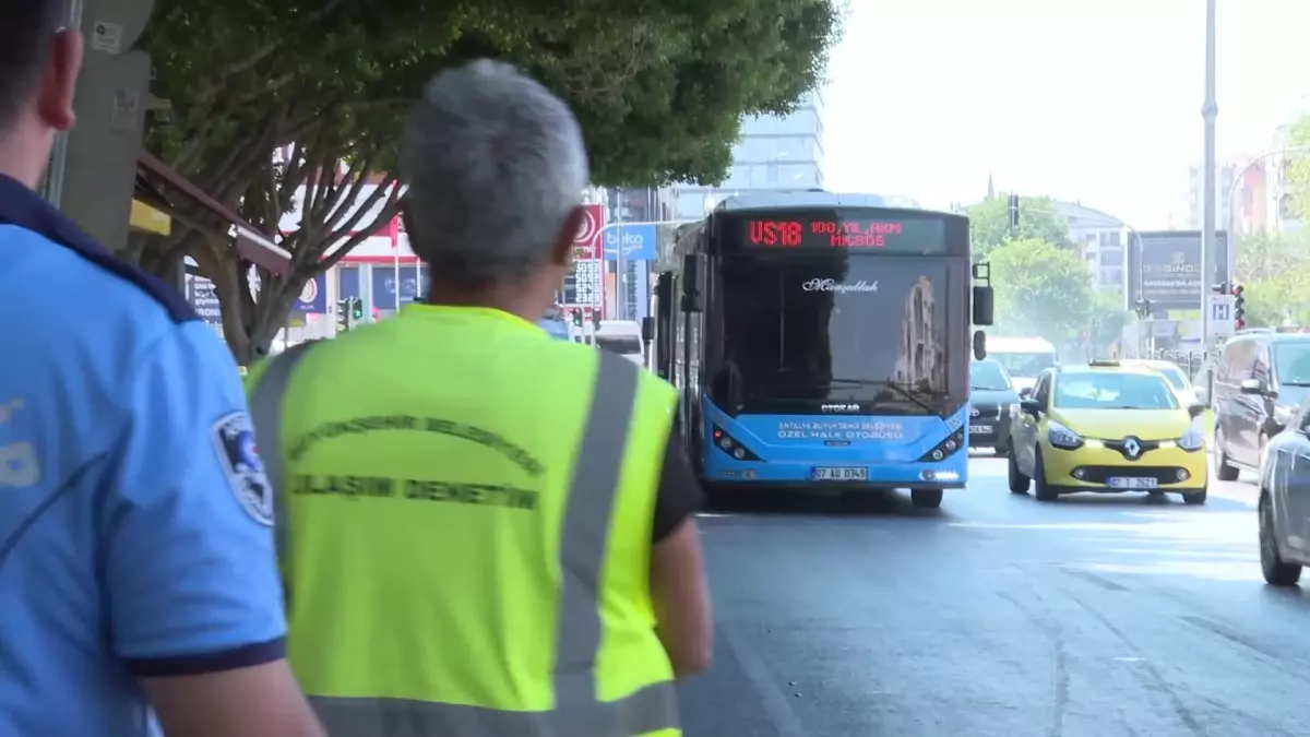 Antalya\'da Toplu Taşıma Araçlarında Klima Denetimleri Devam Ediyor