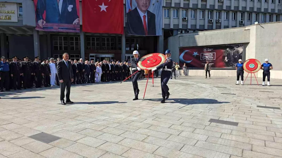 Atatürk\'ün Zonguldak\'a Gelişinin 94. Yıl Dönümü Coşkuyla Kutlandı