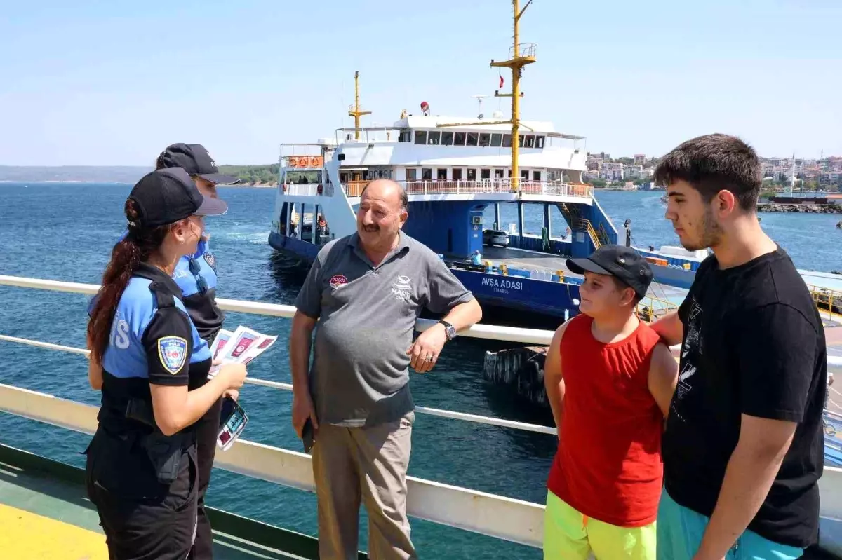 Çanakkale\'de Polis Bilgilendirme Faaliyetleri