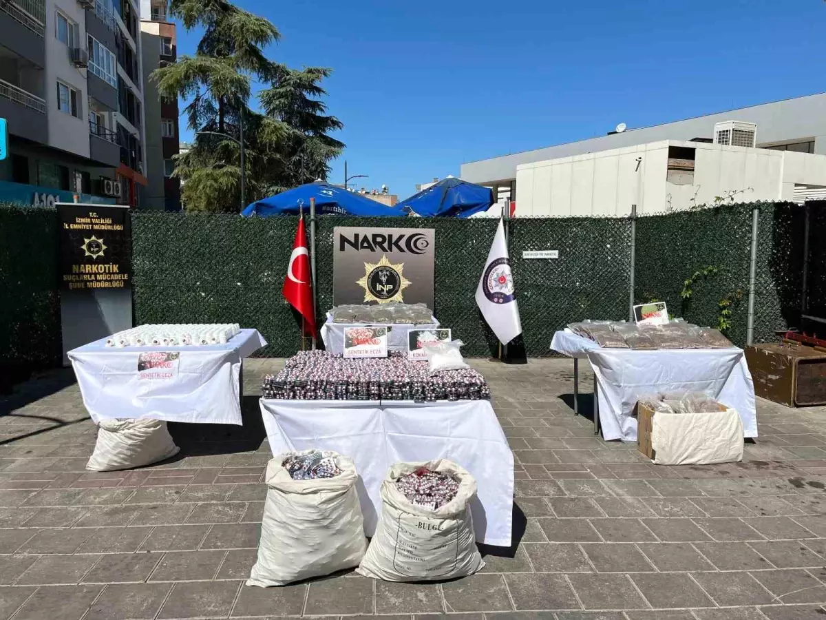 İzmir\'de Büyük Uyuşturucu Operasyonu