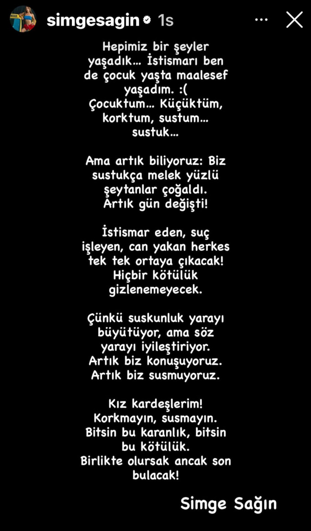 Ünlü şarkıcı Simge Sağın, çocukken istismara uğradığını açıkladı Ünlü şarkıcı Simge Sağın, çocukken istismara uğradığını açıkladı