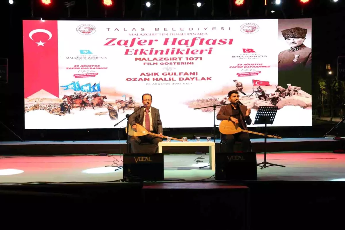 Talas\'ta Zafer Haftası Etkinlikleri Coşkuyla Devam Ediyor