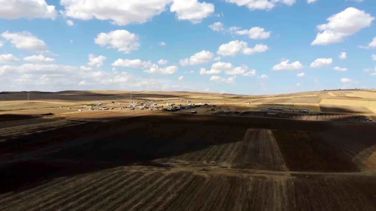 Tekirdağ\'da Büyük Ova Koruma Alanı\'nda Çiftçiler Konteyner Evler ve Tel Örgüye Tepkili
