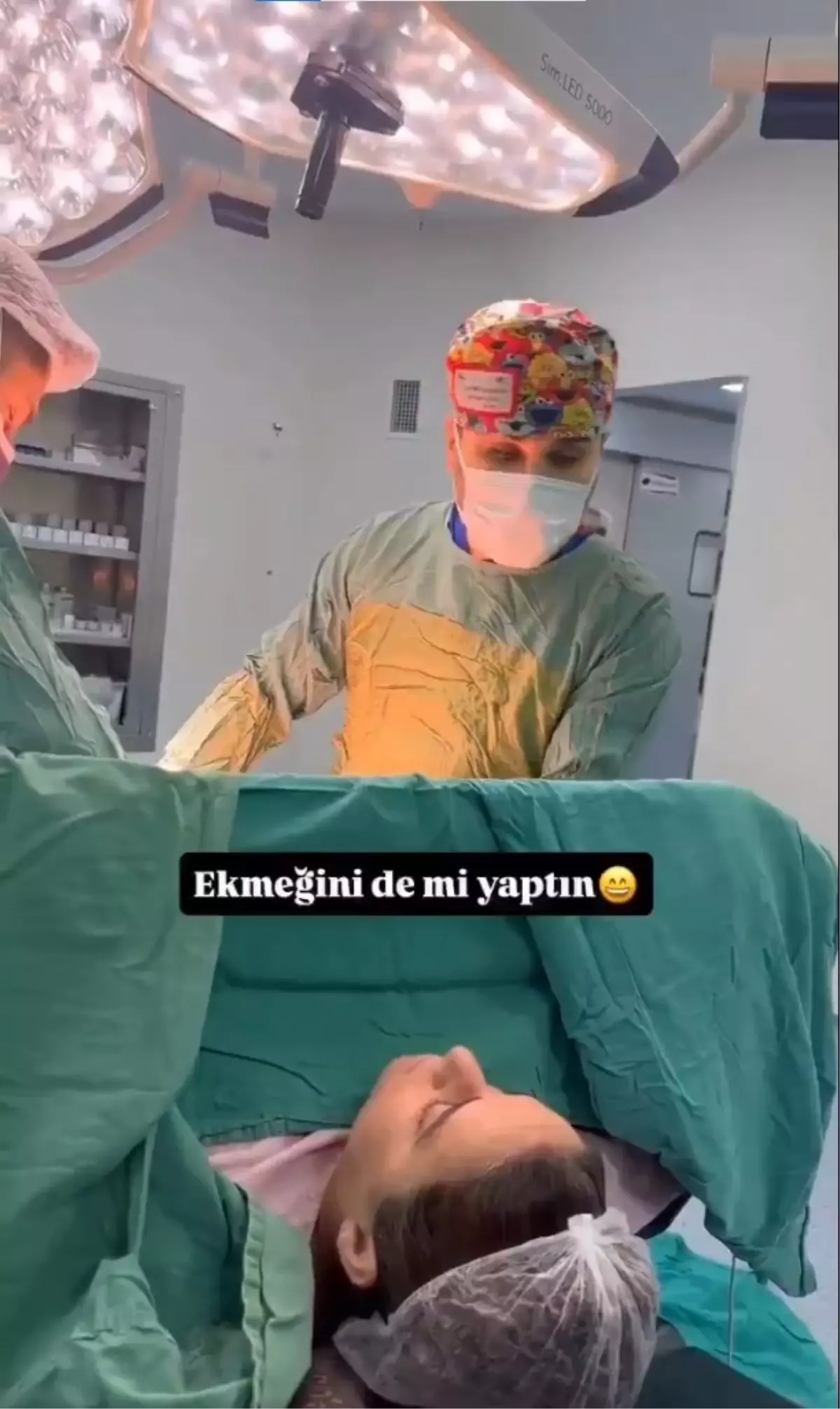 Doğuma giren kadından, "Sabah ne yaptınız?" sorusuna bomba yanıt