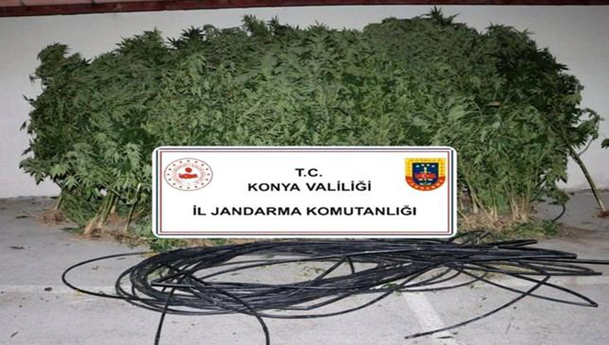 Konya\'da uyuşturucu ve silah operasyonu