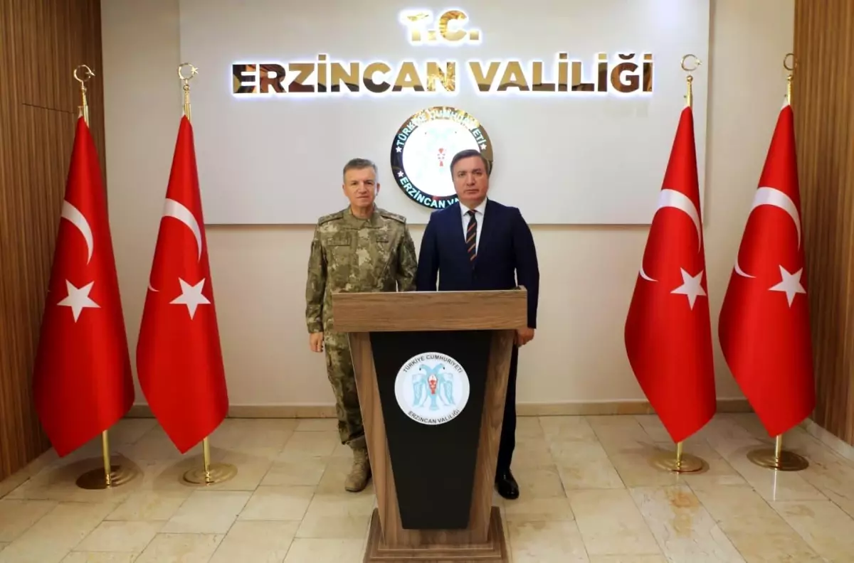 Korgeneral Tuncay Altuğ Erzincan\'da