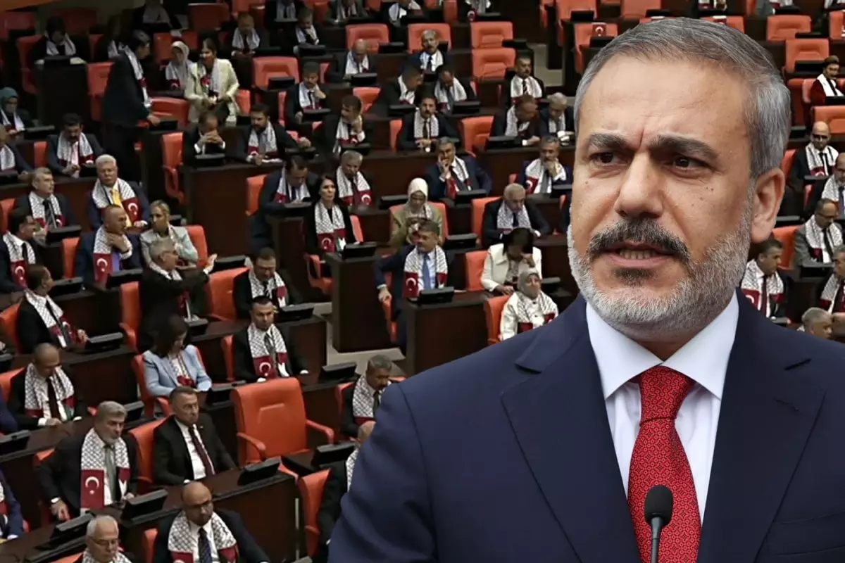 Bakan Fidan, TBMM\'den ilan etti: Bu plan bizim için yok hükmündedir