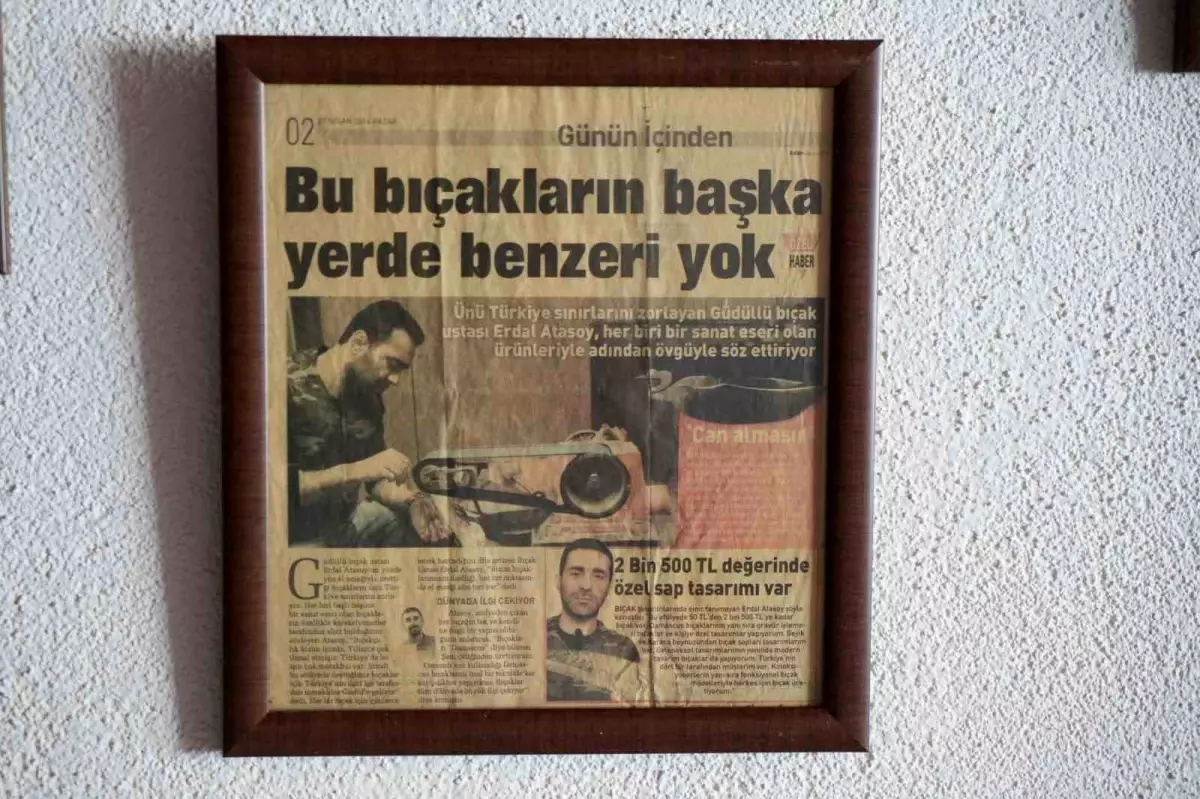 Güdül\'de El Sanatlarıyla Bıçak Üretimi