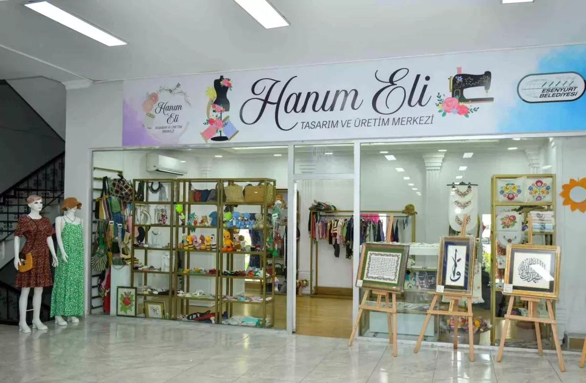 Esenyurt Kadınları Hanımeli Tasarım ve Üretim Merkezi ile Ekonomiye Katılıyor