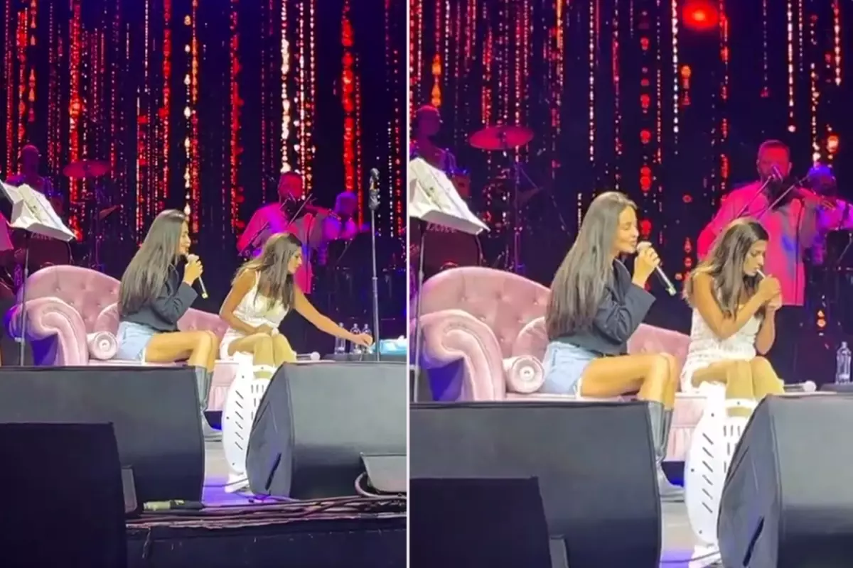 Harbiye konserinde Yıldız Tilbe\'den beklenmedik hareket